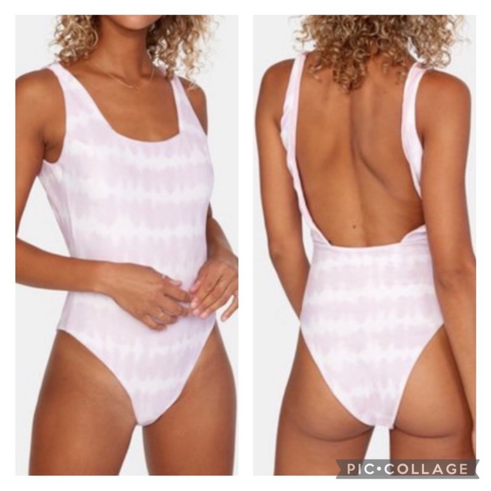 RVCA Live And Let Dye One Piece Swimsuit Sz S